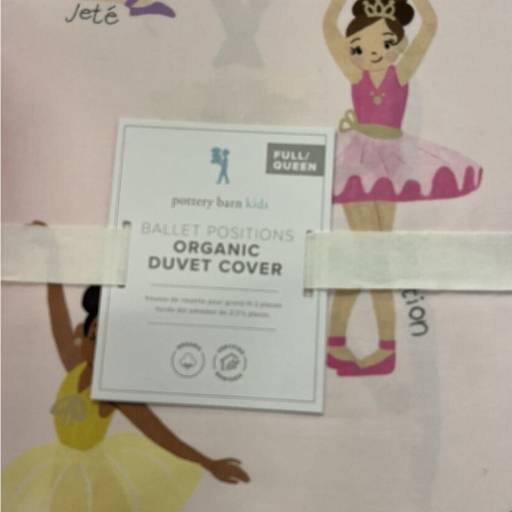 Pottery Barn Kids Ballet Duvet Cover